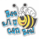 Search for cute as can bee stickers Yellow