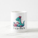 Recherche de dino mignon tasses T rex