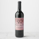 Search for 50 and fabulous wine labels 50th birthday dinner