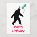 Recherche de sasquatch cartes postales Amusant