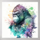Recherche de portrait de gorille art Ape
