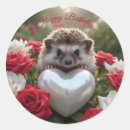 Search for red rose flowers stickers Heart