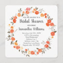 Search for wreath bridal shower invitations Floral