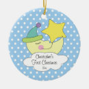 Recherche de lune bleue ornements Bébé