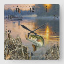 Search for vintage fish clocks Fly fishing