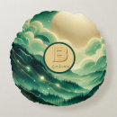 Search for emerald green pillows Monogrammed