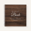 Search for wood wedding guest books Mr and mrs