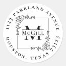Search for last name stickers Modern