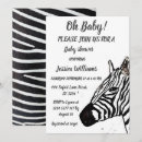 Search for zebra patterns invitations For kids