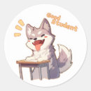 Search for students stickers Happy