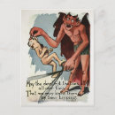Search for evil vertical postcards Vintage