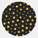 Search for gold polka dots stickers White