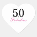 Search for hearts birthday stickers 50th