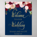 Search for navy and gold wedding posters Burgundy