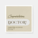 Recherche de doctorat serviettes Félicitations