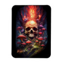 Recherche de champignons rouges magnets Nature