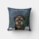 Recherche de yorkshire terrier décoration coussins Noël