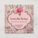 Recherche de calligraphie vintage cartes visite Rustique