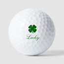 Search for lucky golf balls Clover
