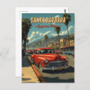 Recherche de père noël nostalgique cartes postales Californienne