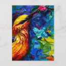 Recherche de peintures colibri cartes postales Nature