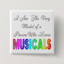 Recherche de musicaux badges Broadway