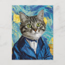 Recherche de peinture visage cartes postales Chat