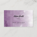 Recherche de pourpre lilas cartes visite Professionnel