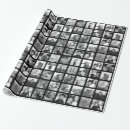 Search for black and white squares wrapping paper Cool