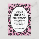 Search for leopard print baby shower invitations Pink