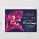 Search for hot pink flower wedding invitations Fuchsia