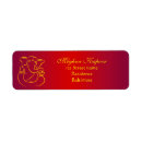 Search for hindu wedding return address labels Red