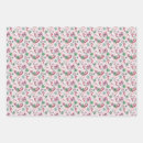 Search for peppermint christmas wrapping paper Red