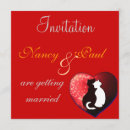 Recherche de de de chat invitations mariage invitations Rouge