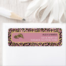 Search for leopard print return address labels Chic