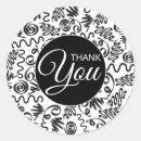 Search for doodles stickers Black and white