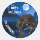 Search for halloween wolf stickers Moon