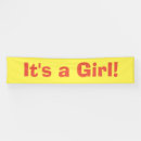 Search for baby announcement banners It's a girl