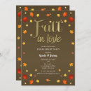 Search for leaves engagement party invitations Autumn