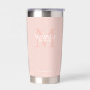 Recherche de rose pâle tasses Bridesmaid