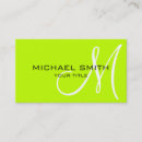 Search for lime business cards Plain