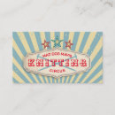 Search for circus business cards Stripes