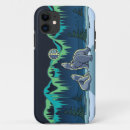 Search for polar bears iphone cases Northern lights