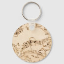 Search for antique music keychains Musical notes