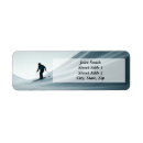 Search for snow ski return address labels Skis