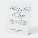 Search for ice cream wedding signs Buffet