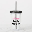 Search for 40th birthday tumblers Pink