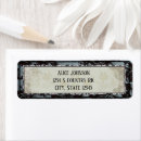 Search for floral lace return address labels Blue
