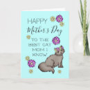 Search for cat mothers day cards Happy