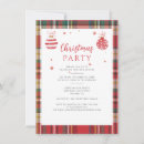 Search for annual corporate party invitations Red